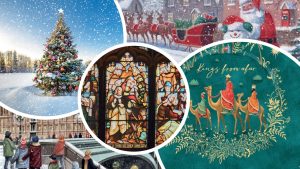 A selection of Christmas cards.