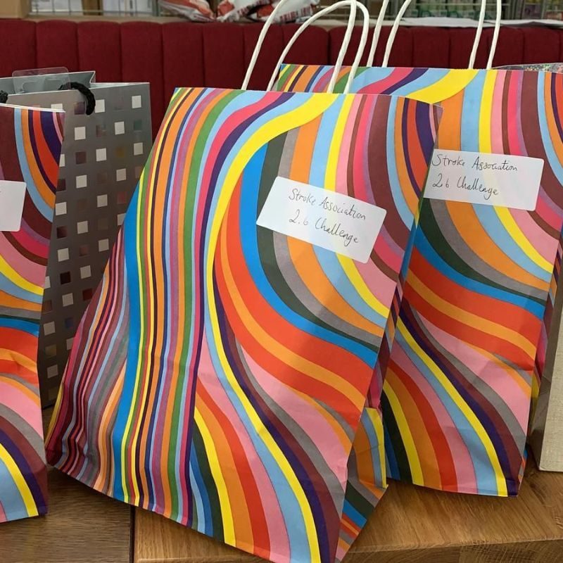 Colourful gift bags